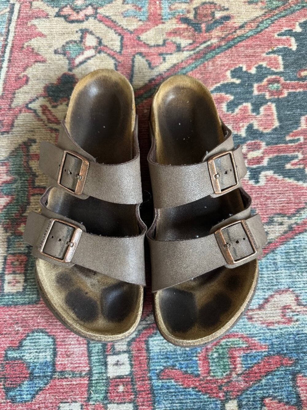 Birkenstock Arizona Slide Sandals Well-Loved Size 42